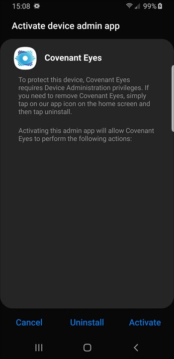 orfox tor web browser and covenant eyes